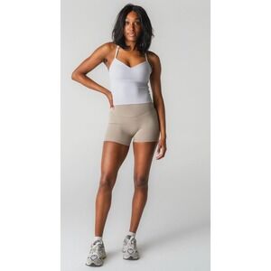 Acta Wear Women's EVO Biker Shorts Squat Proof 4" In Color Moon Size S NWOT